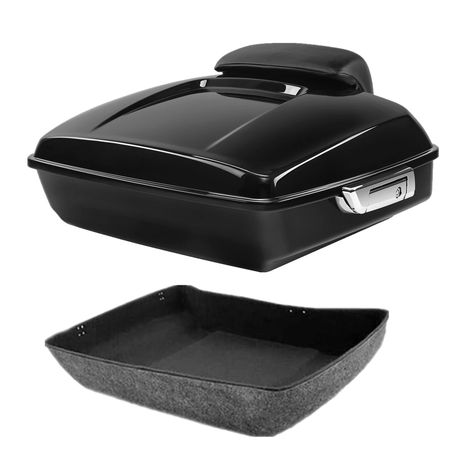 Chopped Trunk with Backrest Pad for Harley-Davidson Touring (2014–2026)