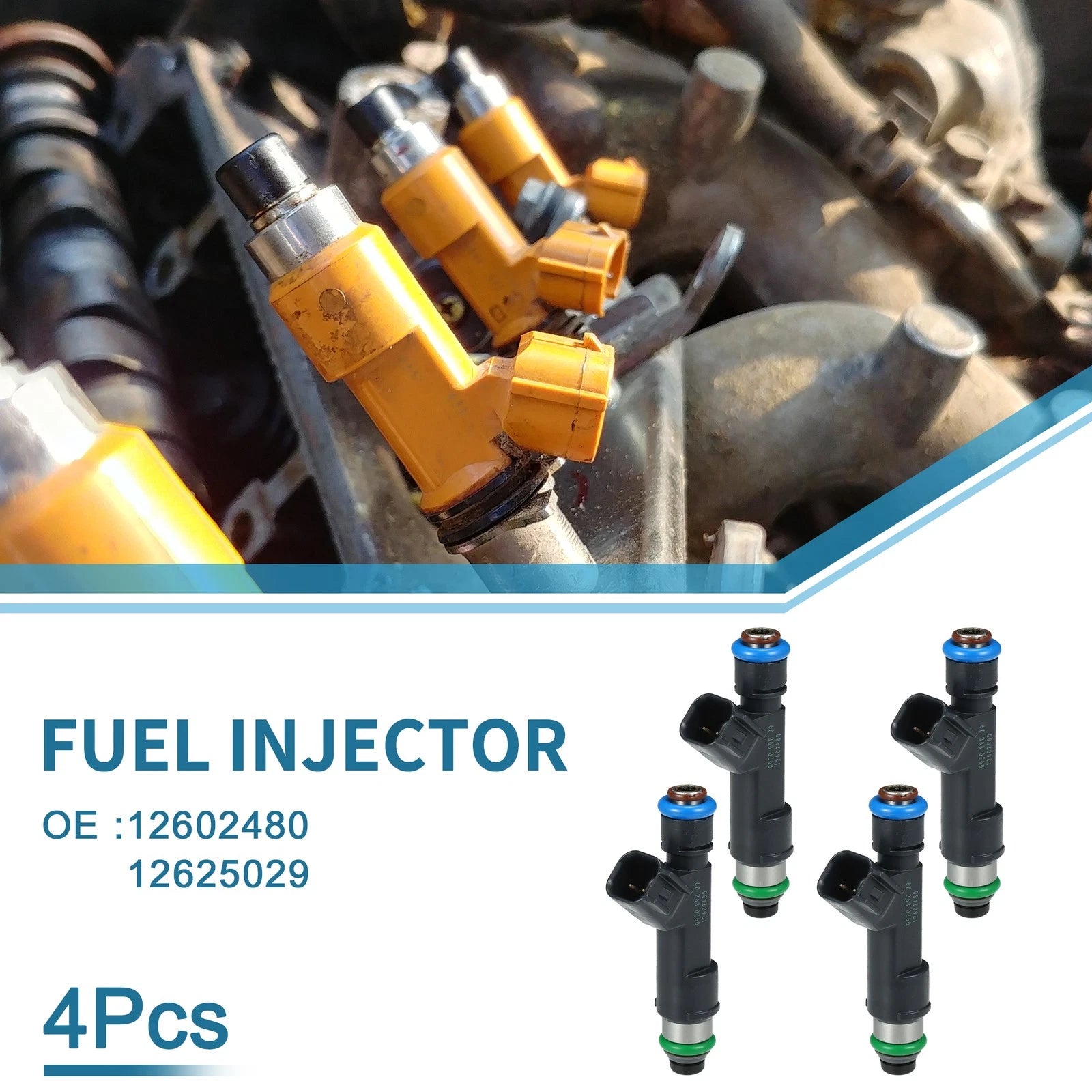 Fuel Injector Replacement for Chevrolet Malibu LS LT LTZ 2.4L (2008–2010)