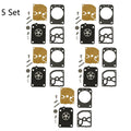 Set of 5 Carburetor Kits for Stihl TS410 TS420 (4238 007 1061)