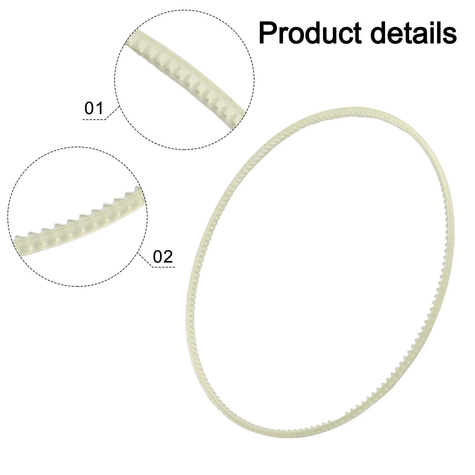 Triangular Guide Belt for Continuous Sealing Machine (Gear Tooth)