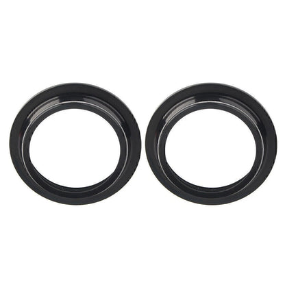 2X Front Fork Damper Shock Absorber Dust Seal for Motorcycle (43X53-11 MM)