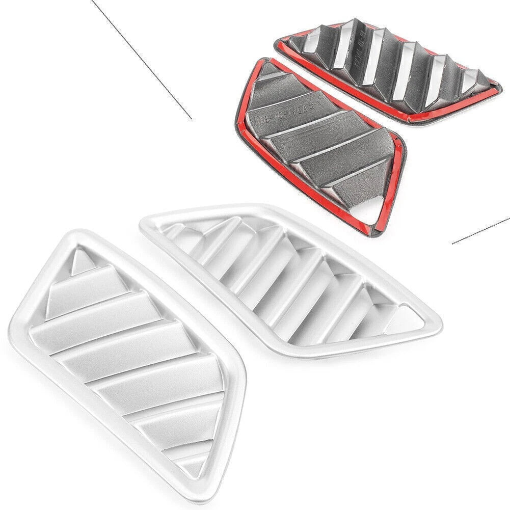 Front Upper Air Vent Outlet Cover Trim for Mitsubishi Eclipse Cross (2018) Silver