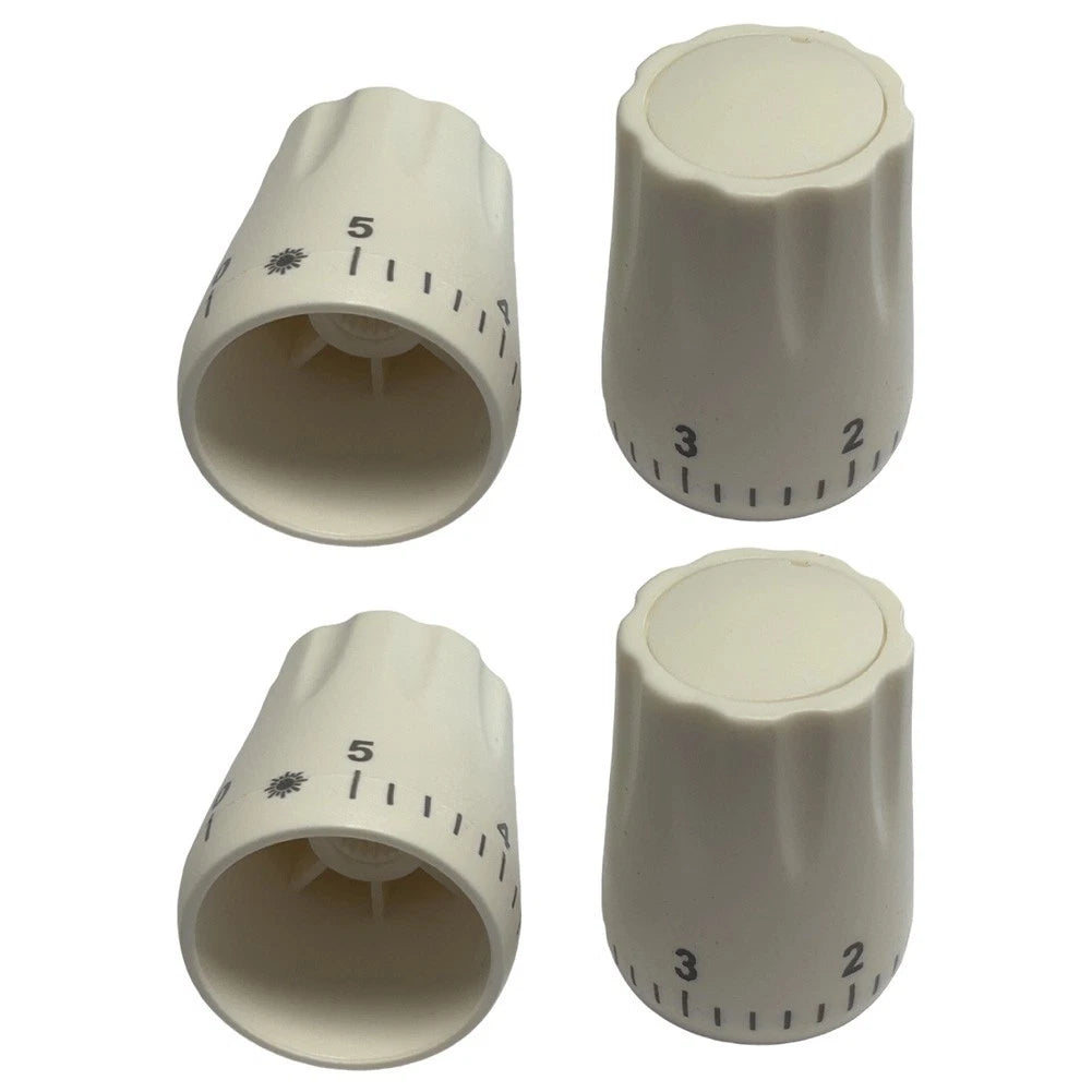 4X Underfloor Heating Manifold Handwheel Thermostatic Valve Rotary Control