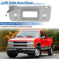 Left Side Sun Visor Replacement for Chevrolet Silverado 1500 2015-2018 Gray