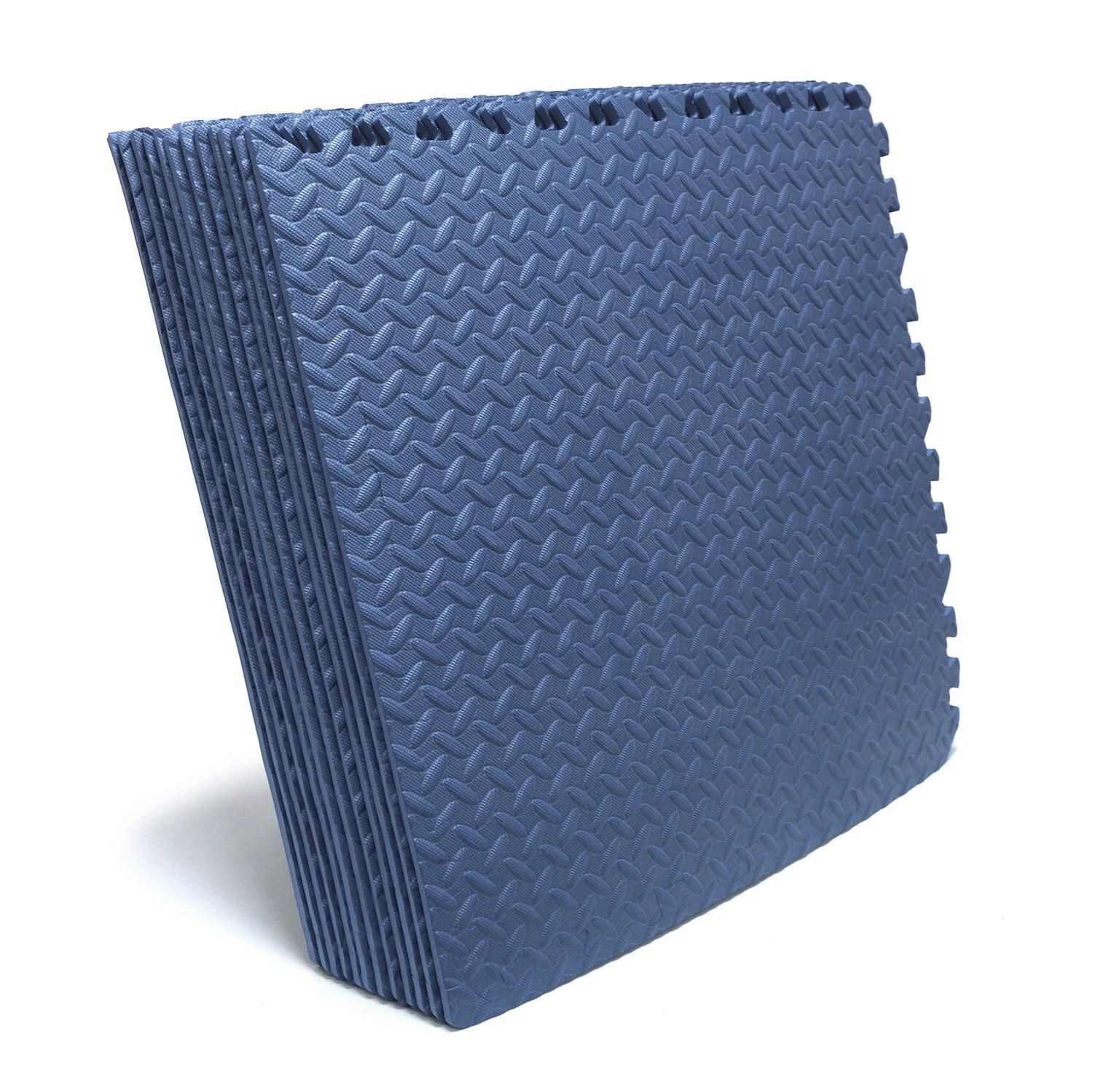12X Interlocking EVA Foam Gym Floor Mats 24x24 - Blue