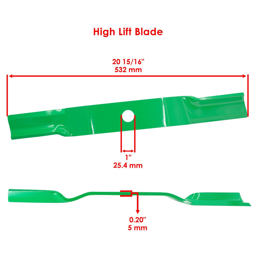 Deck Blade Replacement for Land Pride ACCU-Z ZT372 (2005–2020)