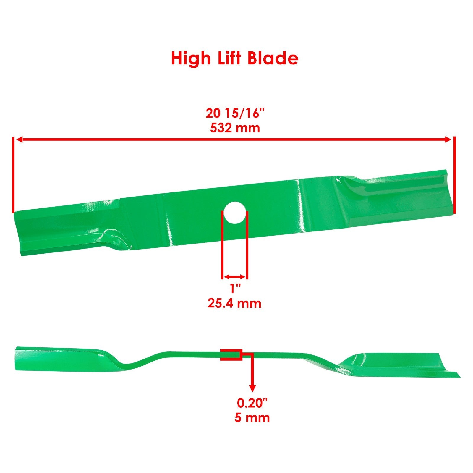 Deck Blade Replacement for Land Pride ACCU-Z ZT372 (2005–2020)
