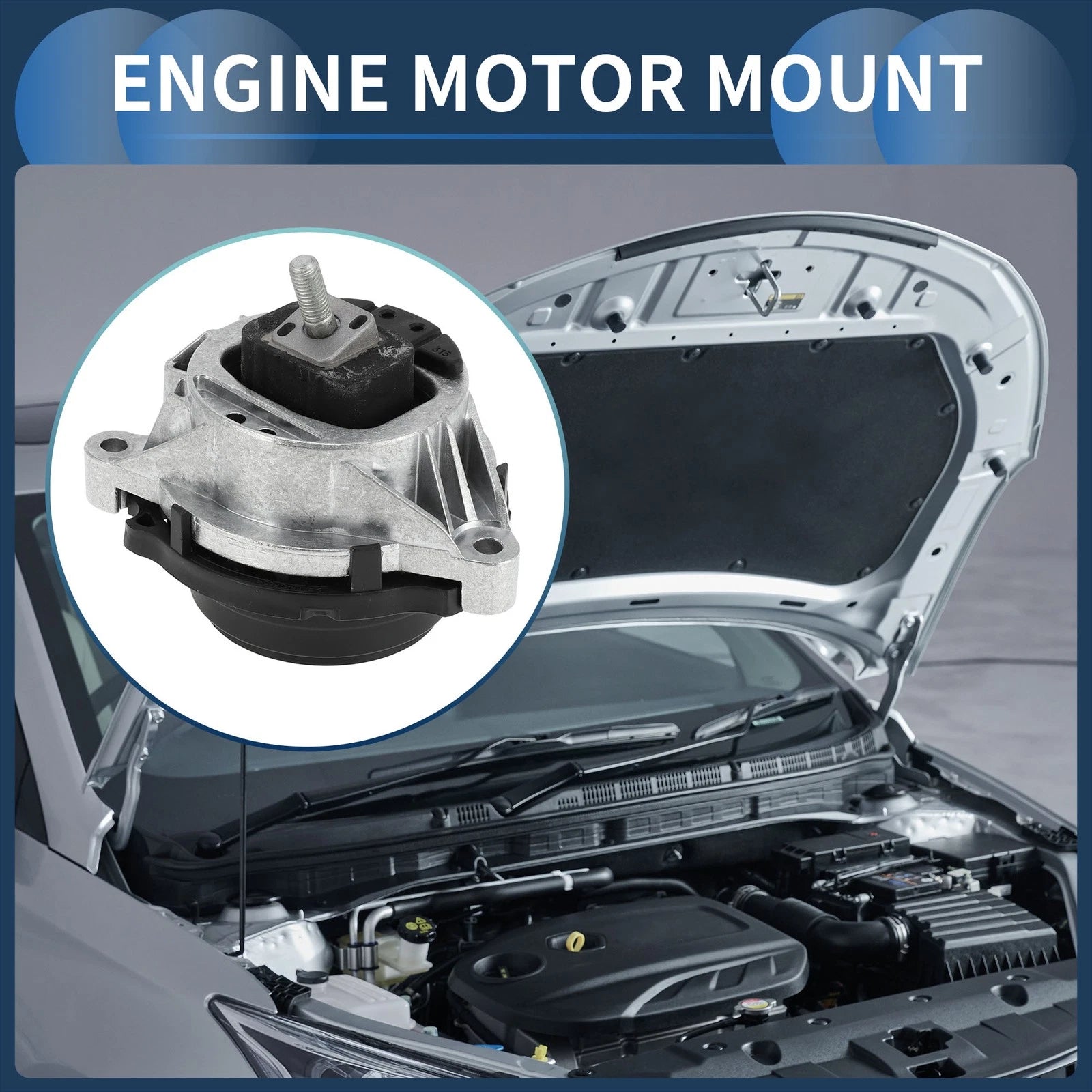 Engine Motor Mount Replacement for BMW X3 F25 (2011–2017) 28i 3.0L