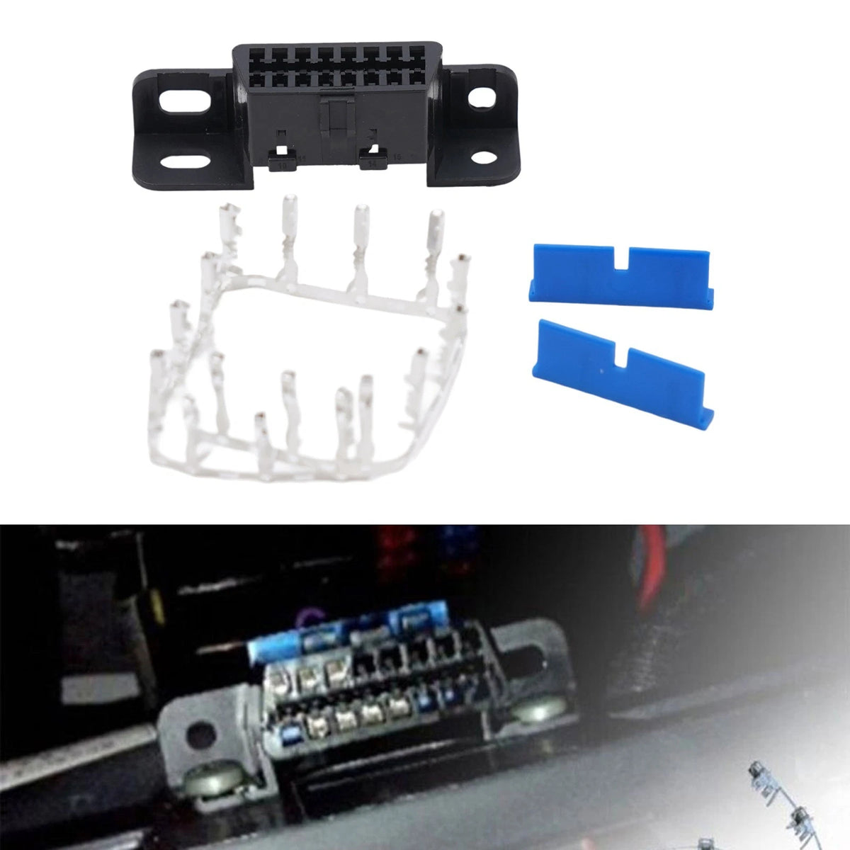 OBD2 16 Pin 16 Pin Female Adapter OBD2 Automobile Accessories