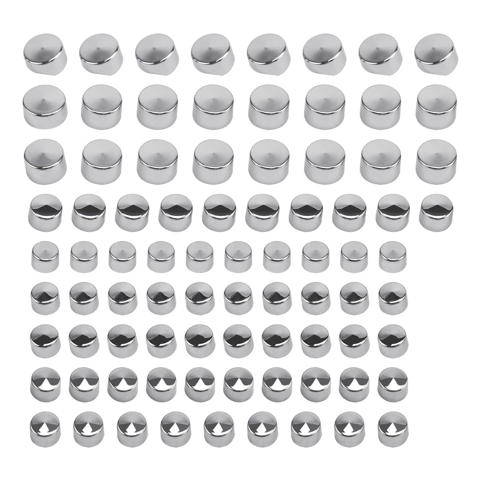83pcs Chrome Engine Bolt Cover Caps Kit for Harley Twin Cam (1999–2017)