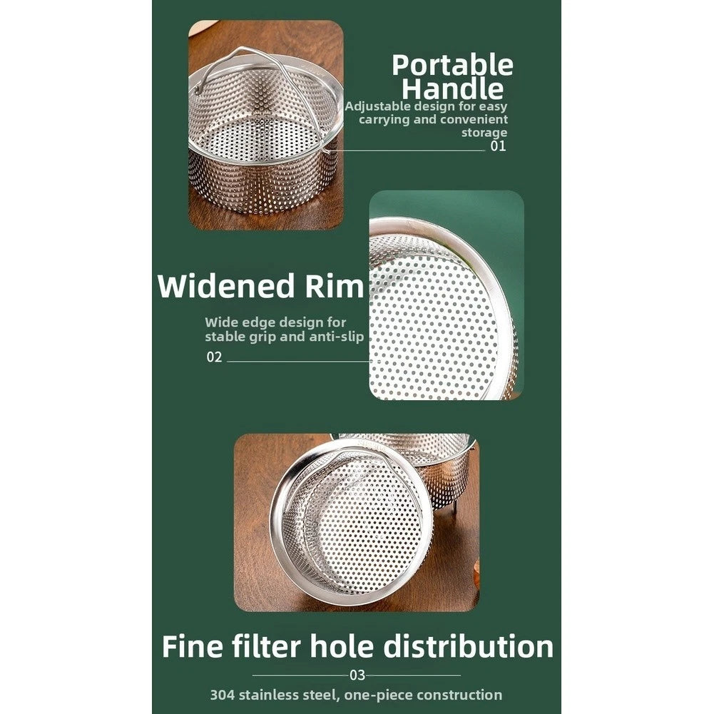 304 Stainless Steel Multifunctional Drain Basket for