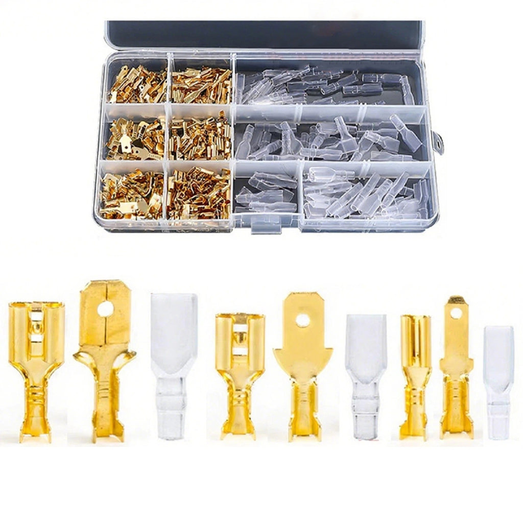 270PCS Electrical Wire Crimp Terminal Connector Assorted Sizes