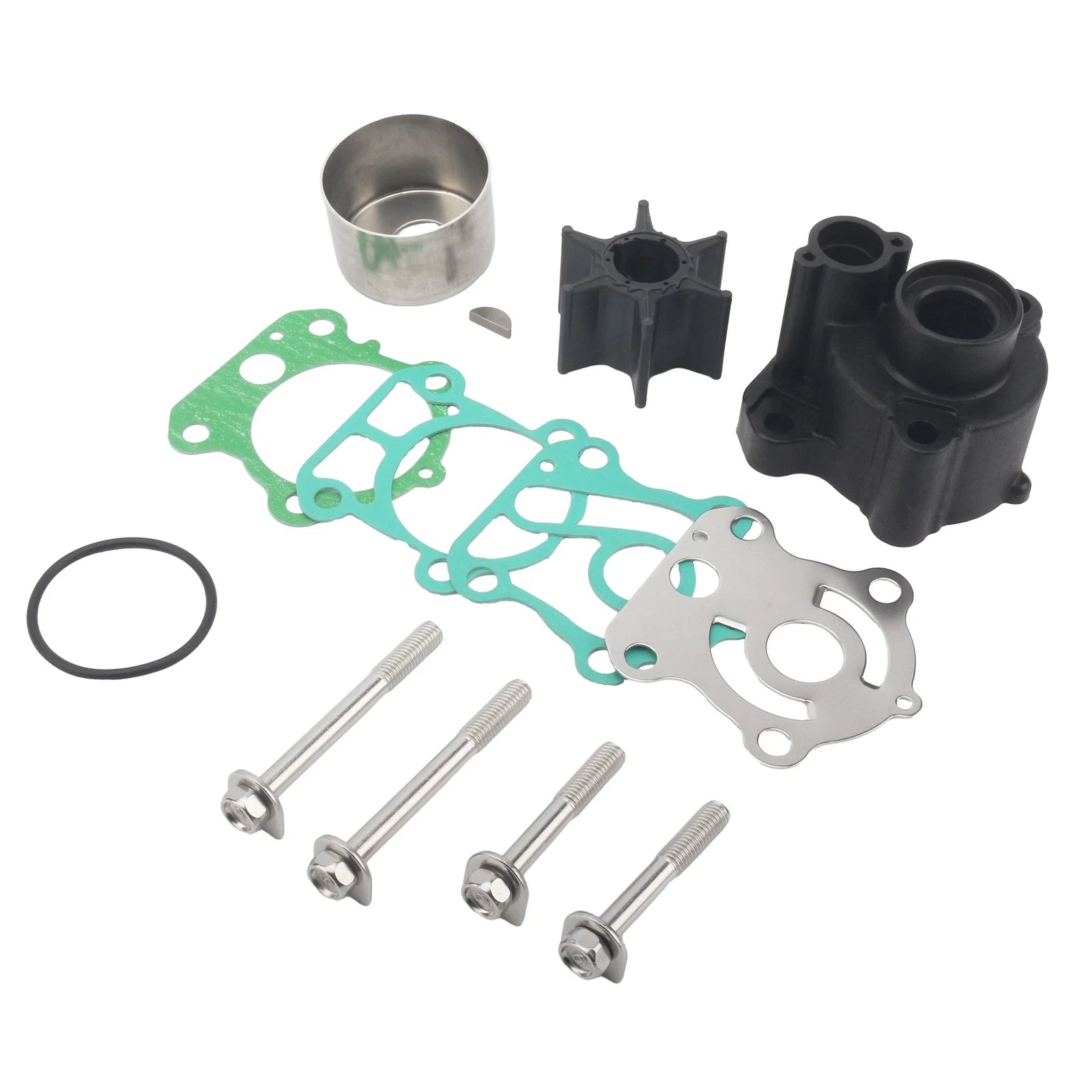 Water Pump Rebuild Service Kit for Yamaha Outboard 75-100 HP (18-3409, 67F-W0078)