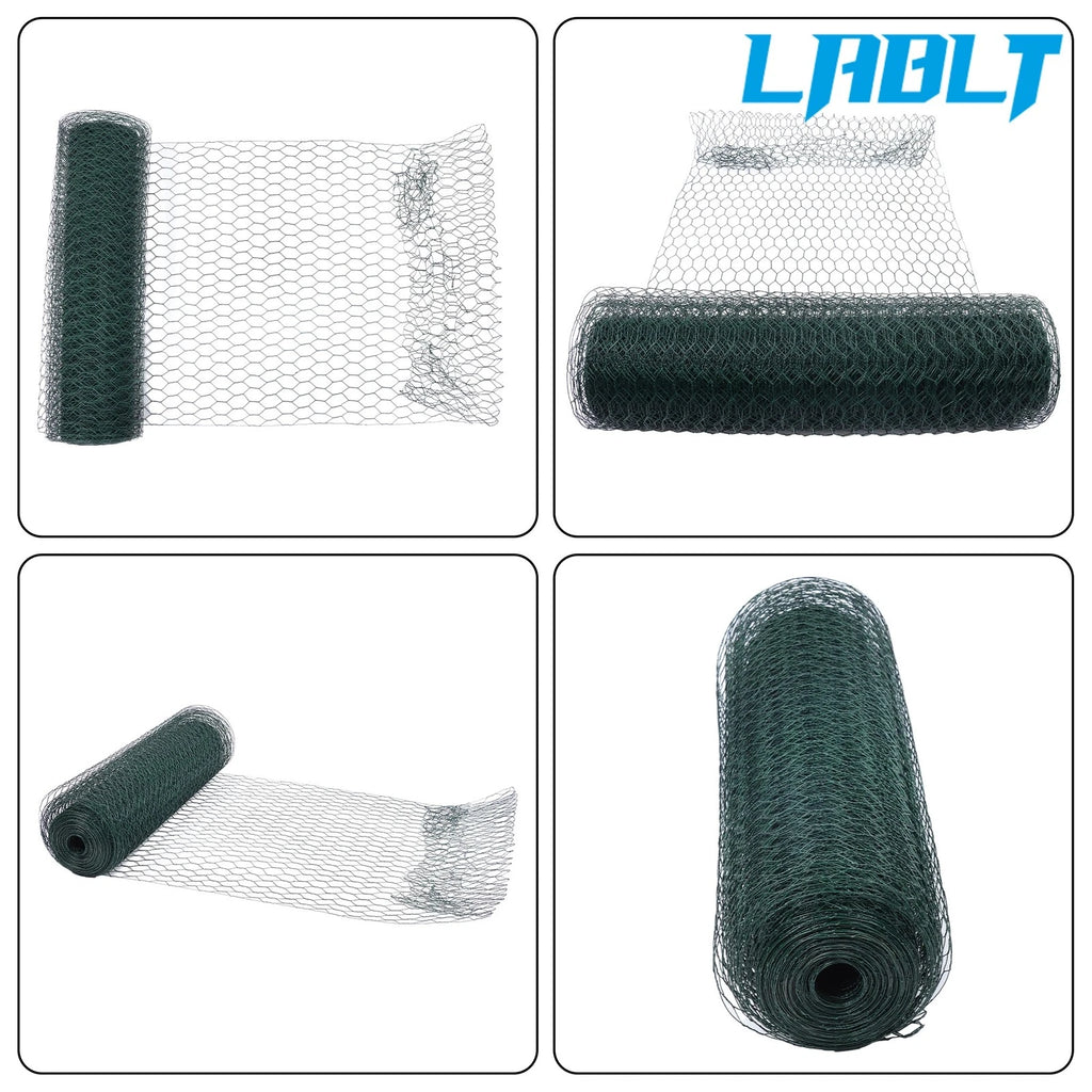 Rectangular Hexagonal Iron Wire Fence Net 24in x 100ft Hole Mesh Fencing
