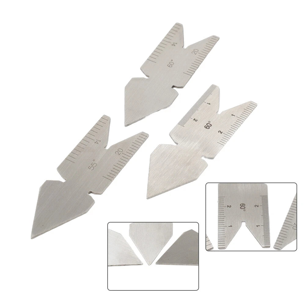 Centre Gauge Fishtail Thread Screw Cutting Gauge Metric 60 55 Degree Tool