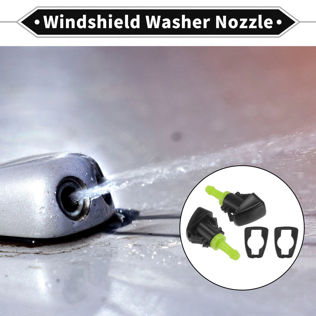 Front Windshield Washer Nozzles Set for Kia Borrego 3.8L (2008–2012)