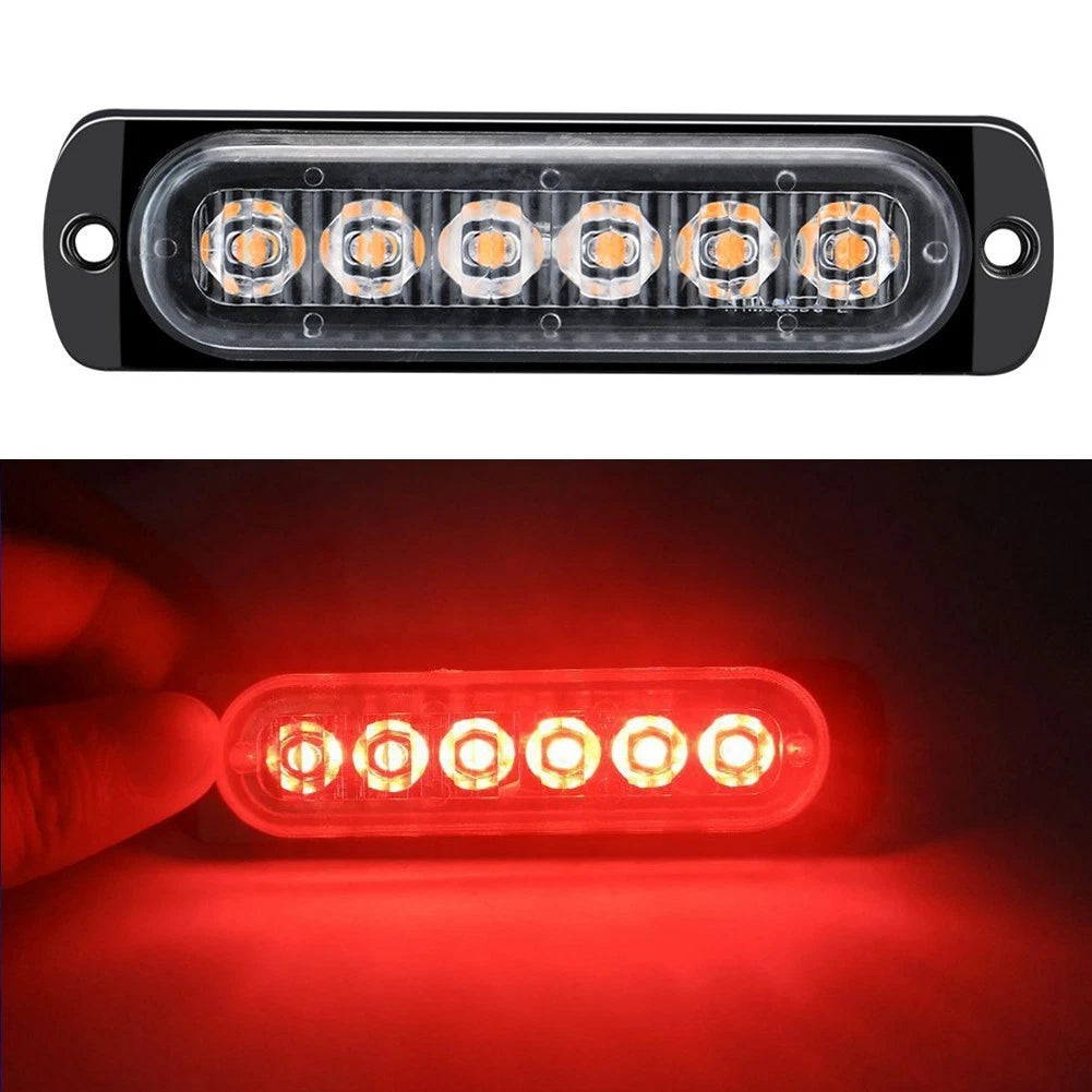 6 LED Strobe Light Bar for Surface Mounting (Cars, Trucks)