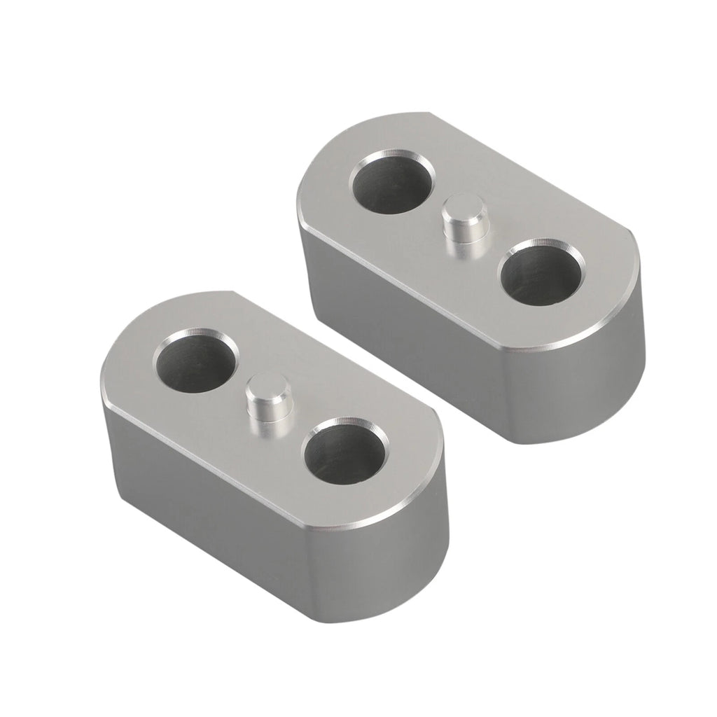 Silver Bar Risers 20mm Rise for Tiger 800/1200 Explorer (2012–2020) T9