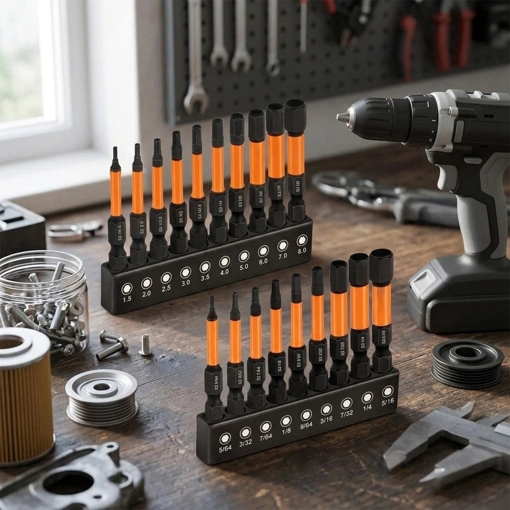 20 Piece Wrench Drill Bit Set for Electric Screwdrivers