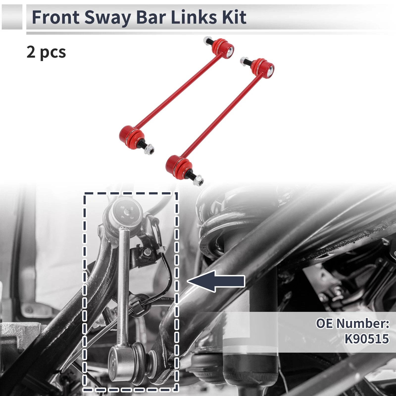Front Stabilizer Bar Links for BMW M3 (2001–2006) Left Right Pair
