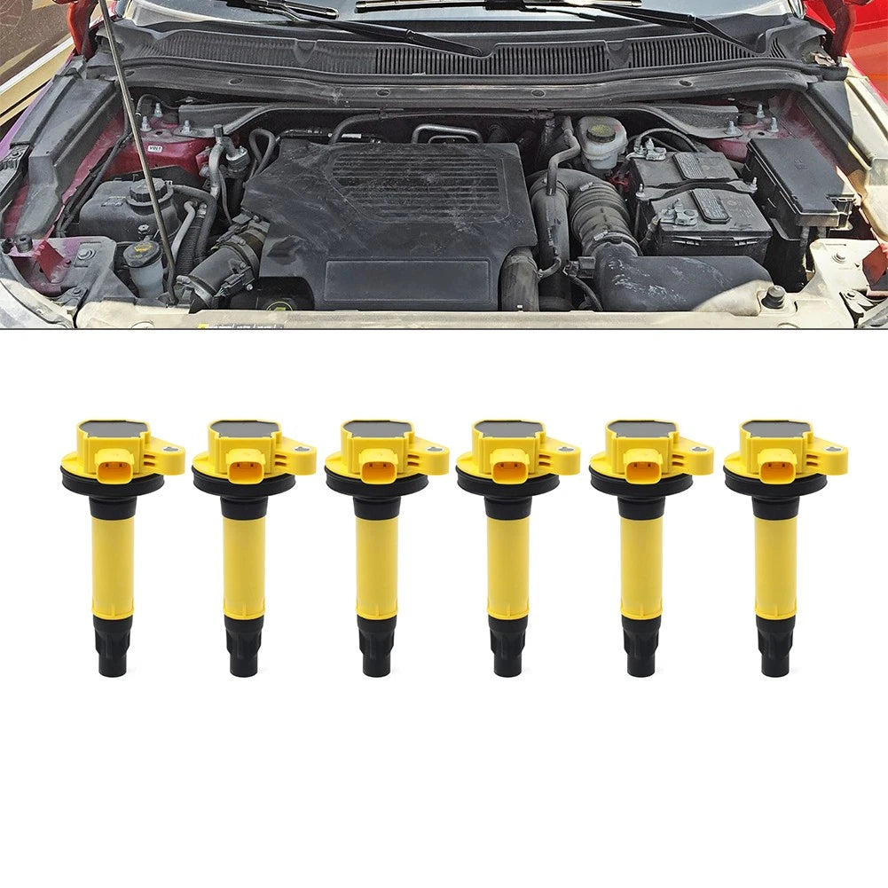 6X Ignition Coil UF553 for Ford Edge Explorer Mustang (2007–2019)