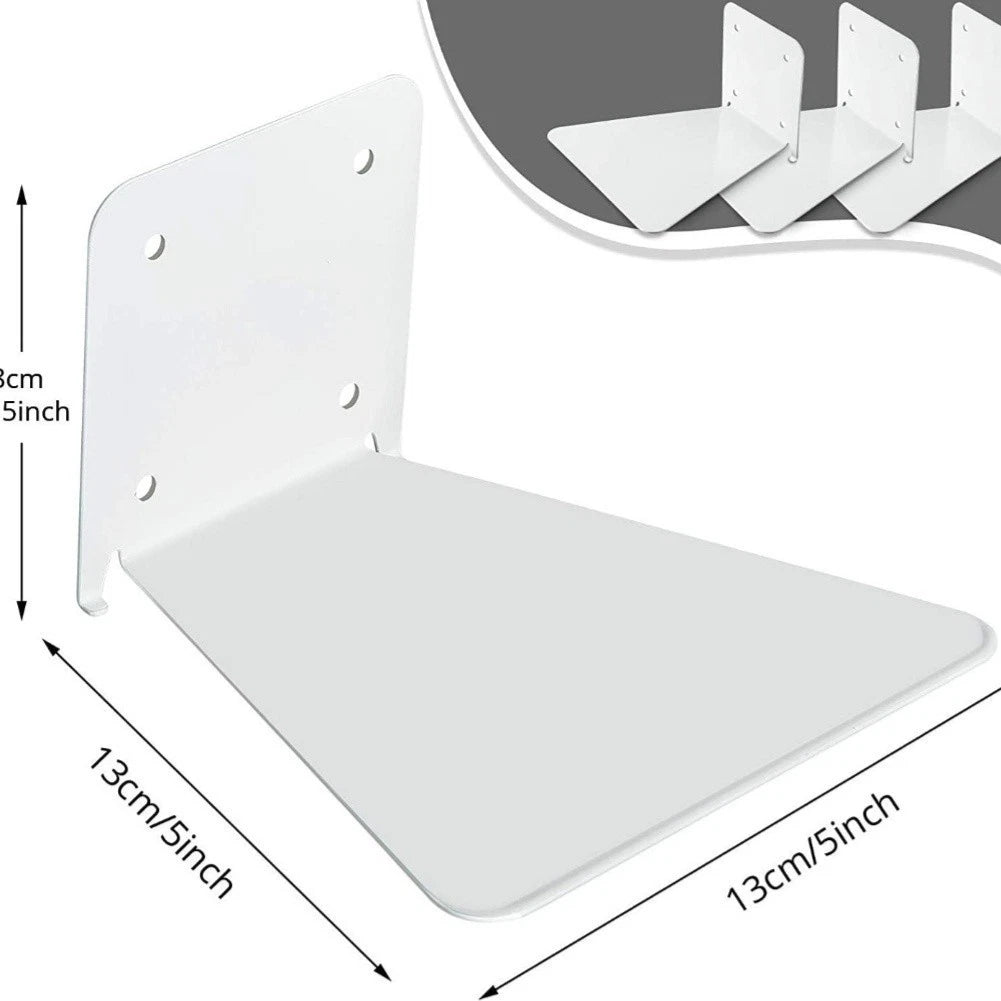Invisible Bookshelf Metal Floating Shelf for Office Storage
