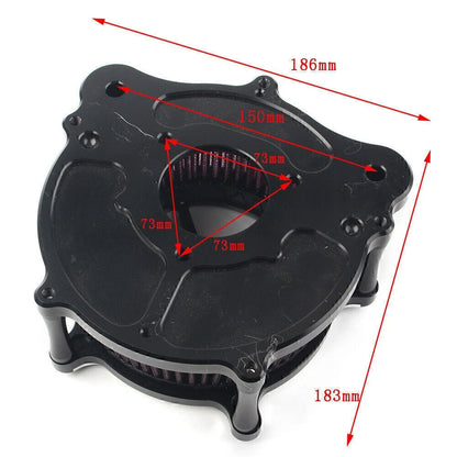 Air Cleaner Intake Filter for Harley Electra Glide FLTR FLTRX FLHX (2008–2016)