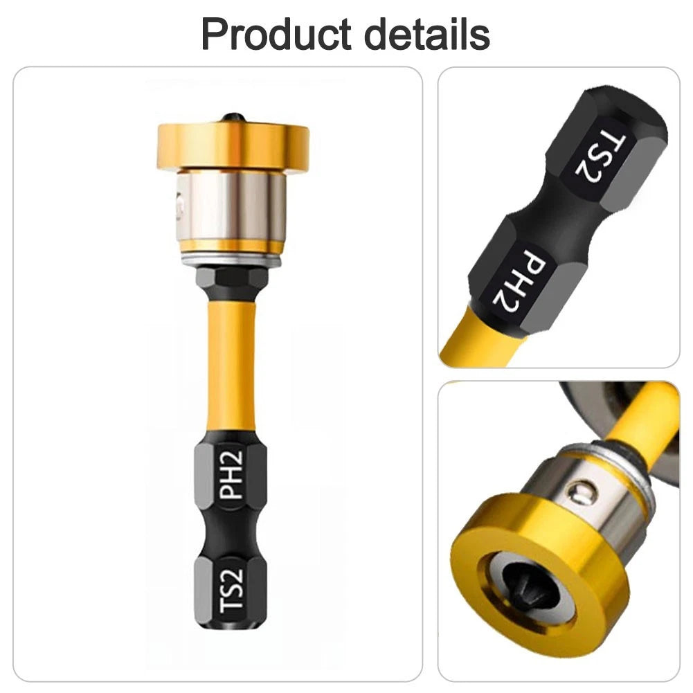 50mm Positioning Screwdriver Bits for Drywall Screws (Anti Rust Finish)
