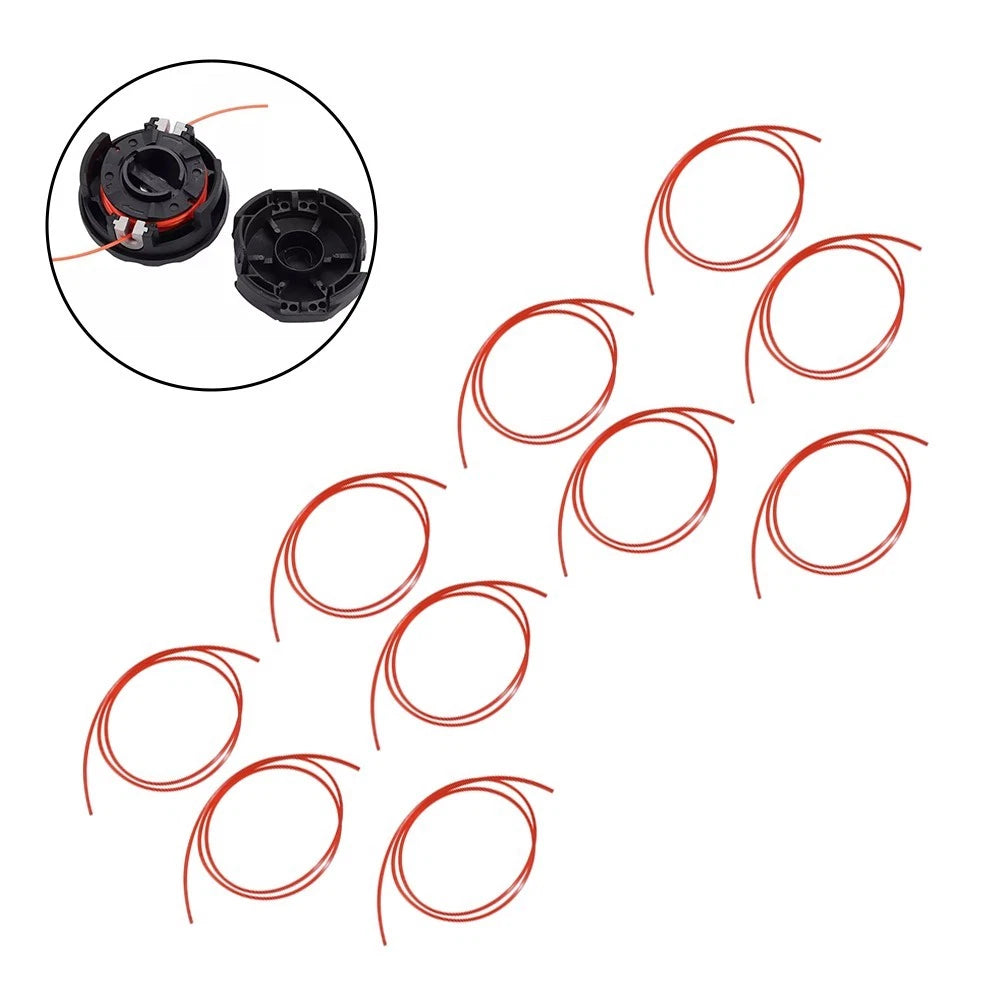 2 Meter Lawnmower Head Cord 2 4mm Round Diameter for Easy Replacement