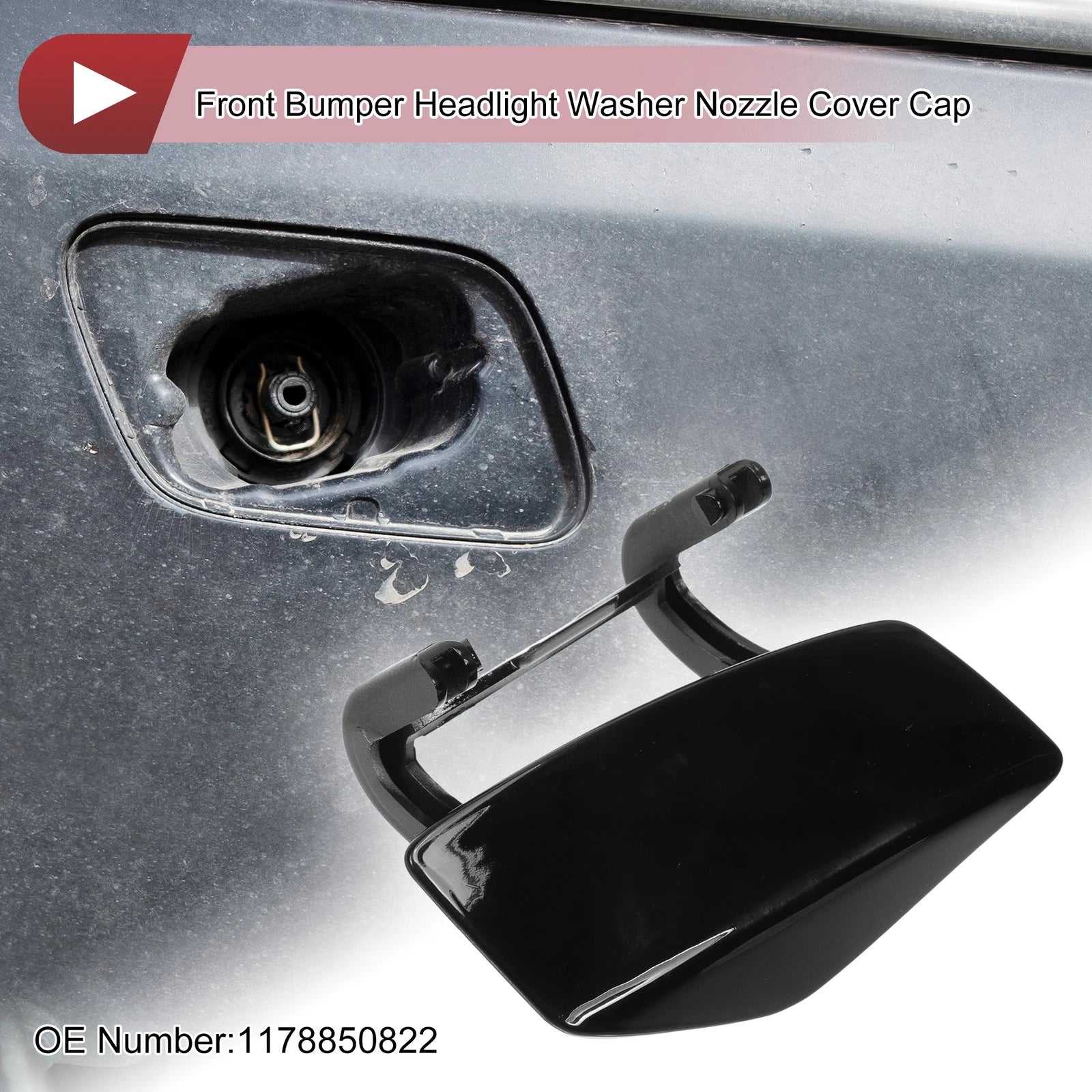 Front Right Washer Nozzle Cover Cap for Mercedes-Benz CLA250 (2014–2019)