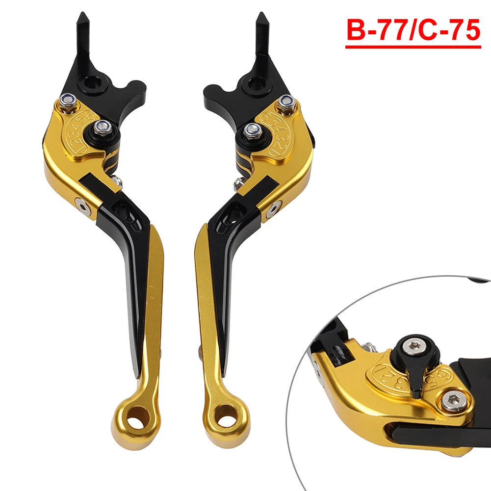 CNC Gold Extendable Brake Clutch Levers for BMW R1200GS R1250GS (2013–2020)