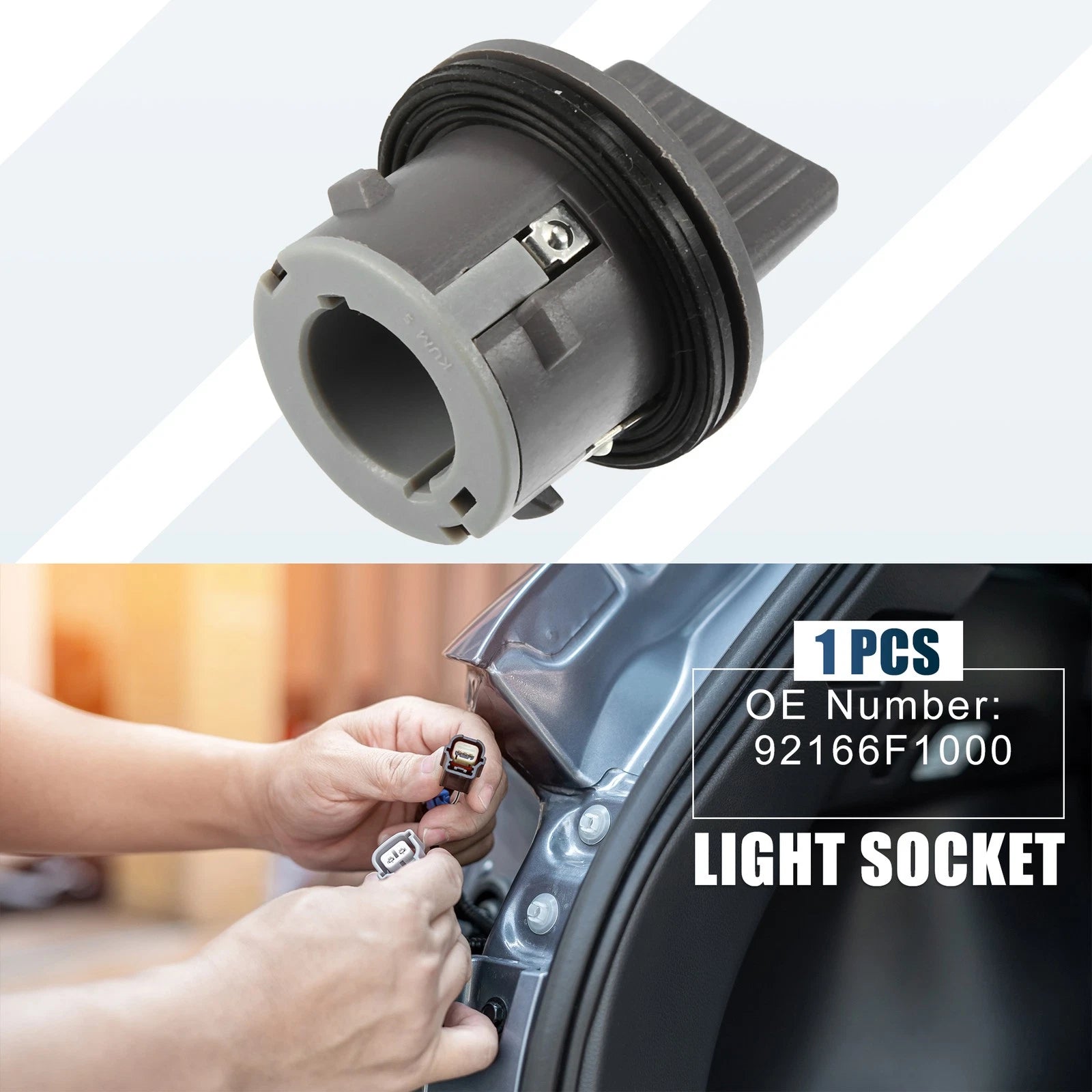 Turn Signal Light Bulb Socket Holder for Kia Sorento (2021–2022)