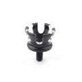 Rear Seat Bolt Tab Screw Mount for Harley (1996–Present) Black/White