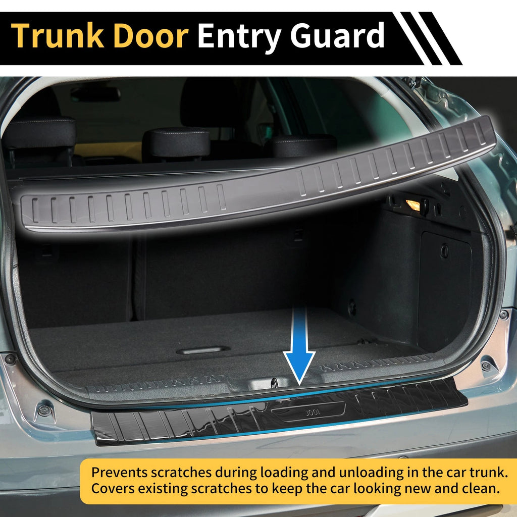 Rear Bumper Topper Replacement for BMW X3 (2015–2017) Silver Tone