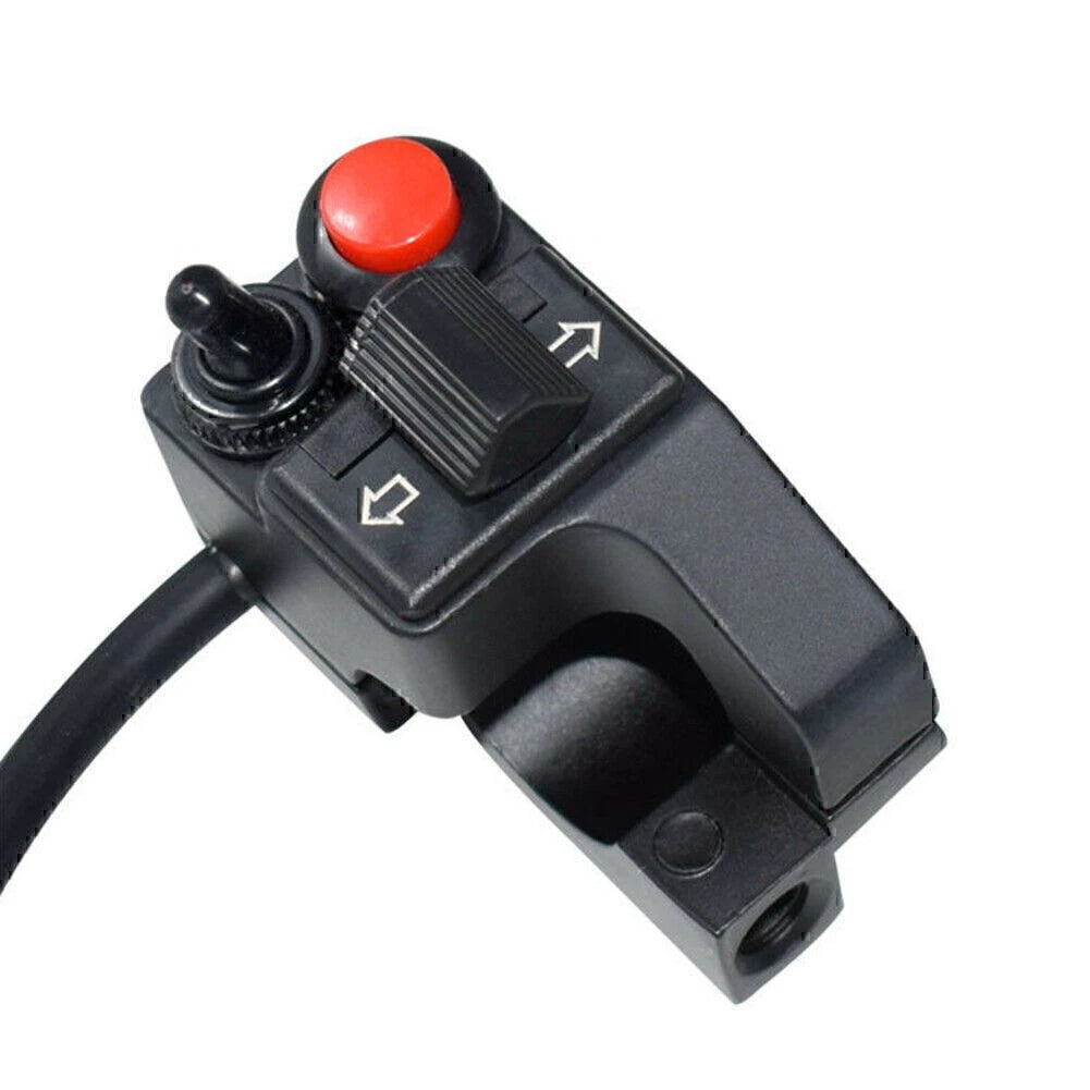 7/8" Left Motorcycle Handlebar Switch For Turn Signal winker High/Low Beam Horn