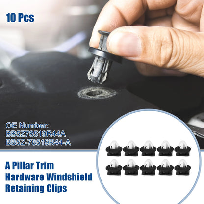 10pcs A Pillar Trim Hardware Windshield Clips for Ford Explorer (2011–2021) No.BB5Z78519R4