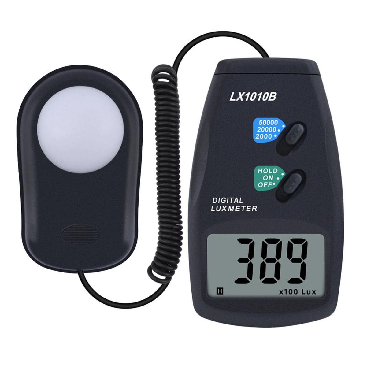 Digital Light Meter LX-1010B for Automotive Use (0-50000 Lux)