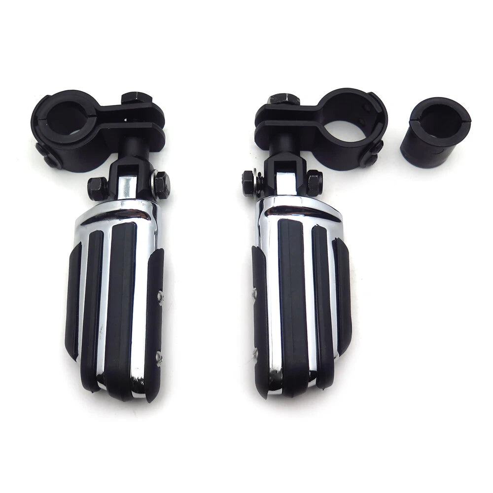 1" 1-1/4" Pilot Rubber Front Footrest Peg for Harley