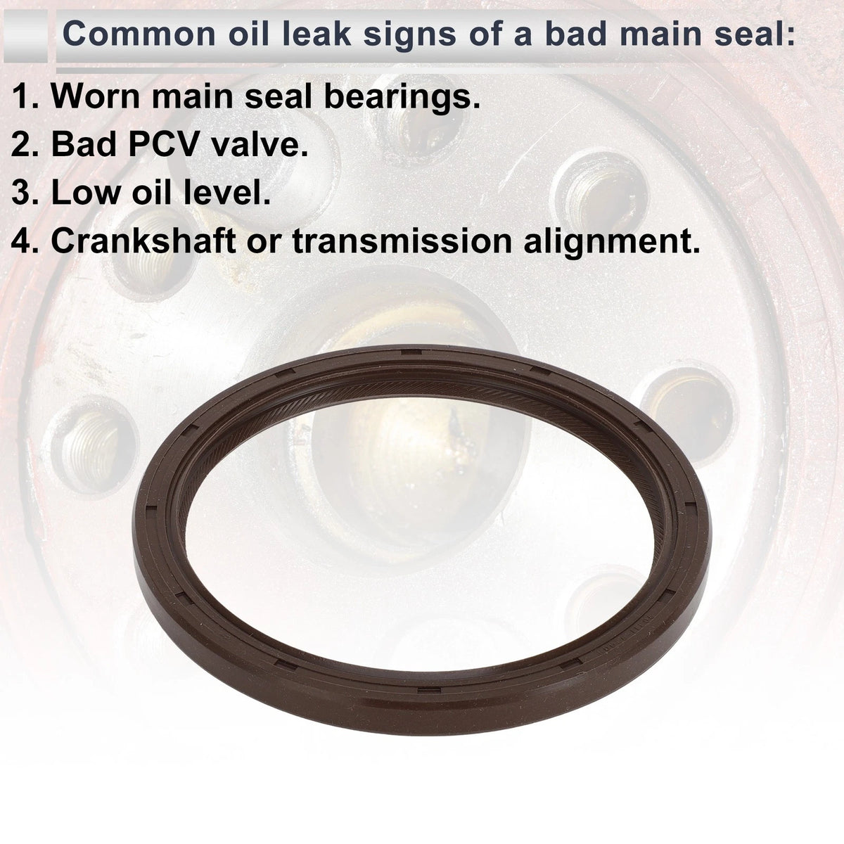 Crankshaft Oil Seal Rear for Toyota Camry Tundra (2007–2018)