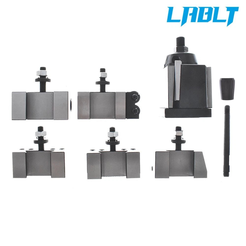 Set of 6 Wedge Type Quick Change Tool Post Holders for AXA 250-111