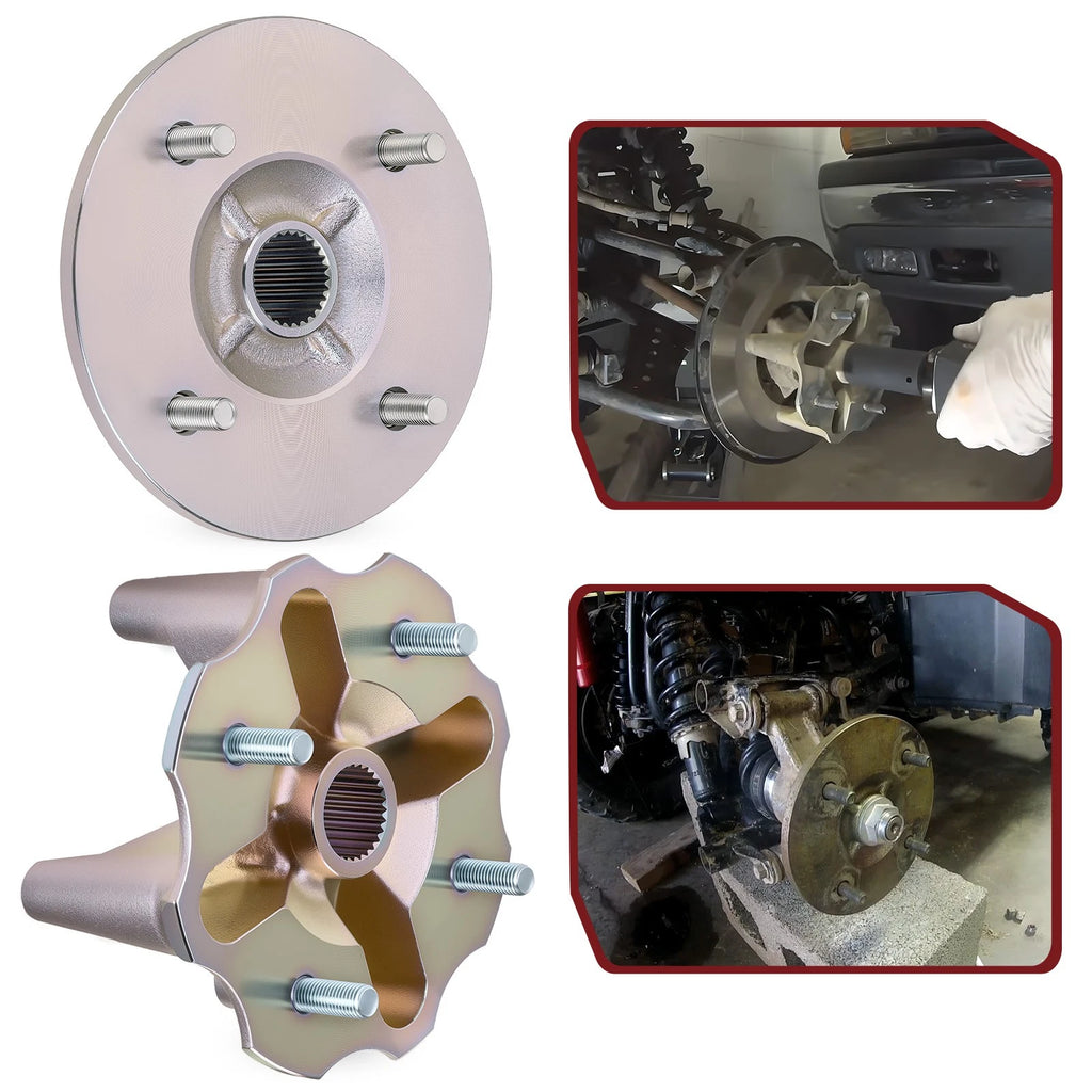 Rear Wheel Hubs for Yamaha Kodiak 400 450 (2005–2006) 1D9-F5311-01-00 1D9-F532E-01-00