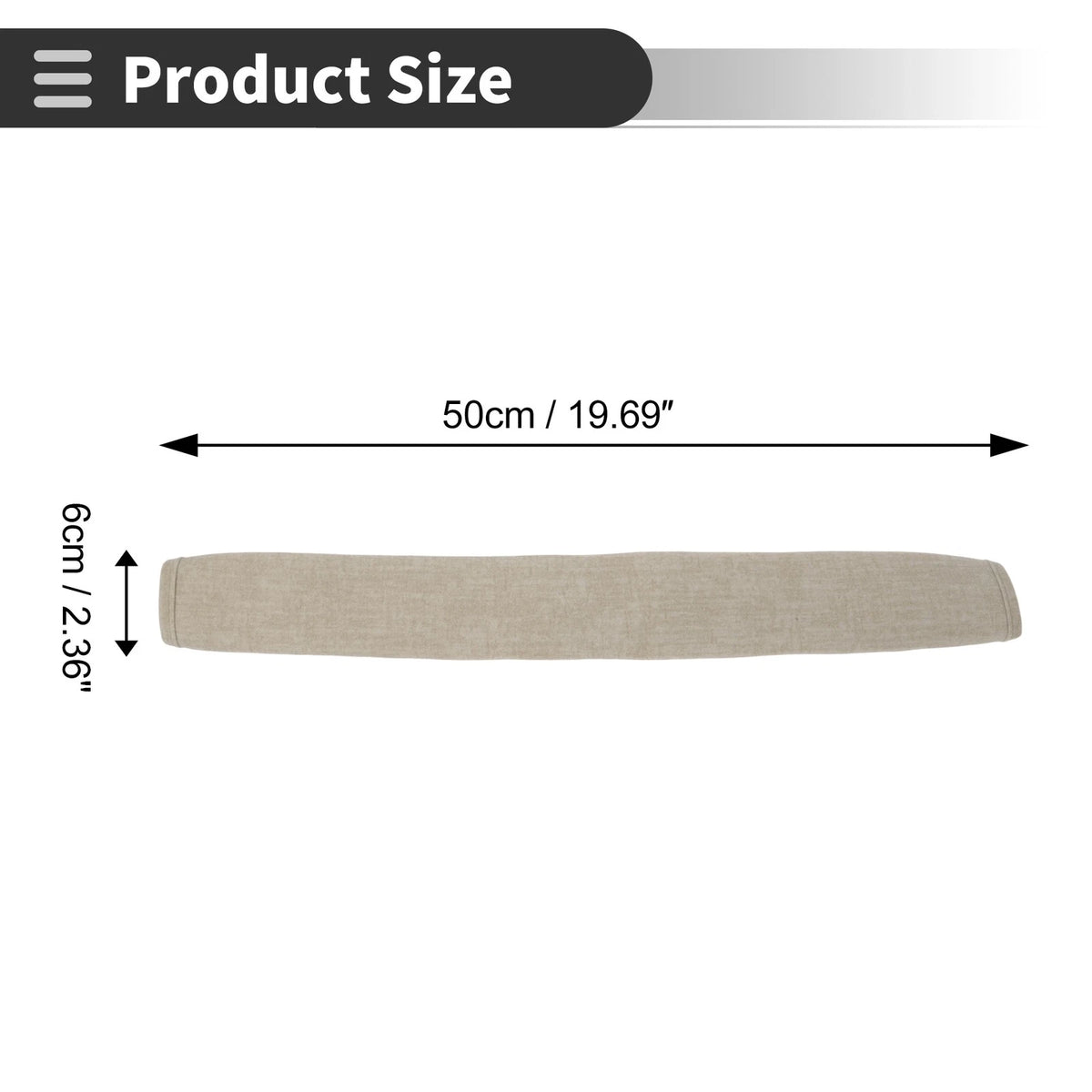 Beige Seat Belt Cover Pad for Universal Fit (19.69 inch)
