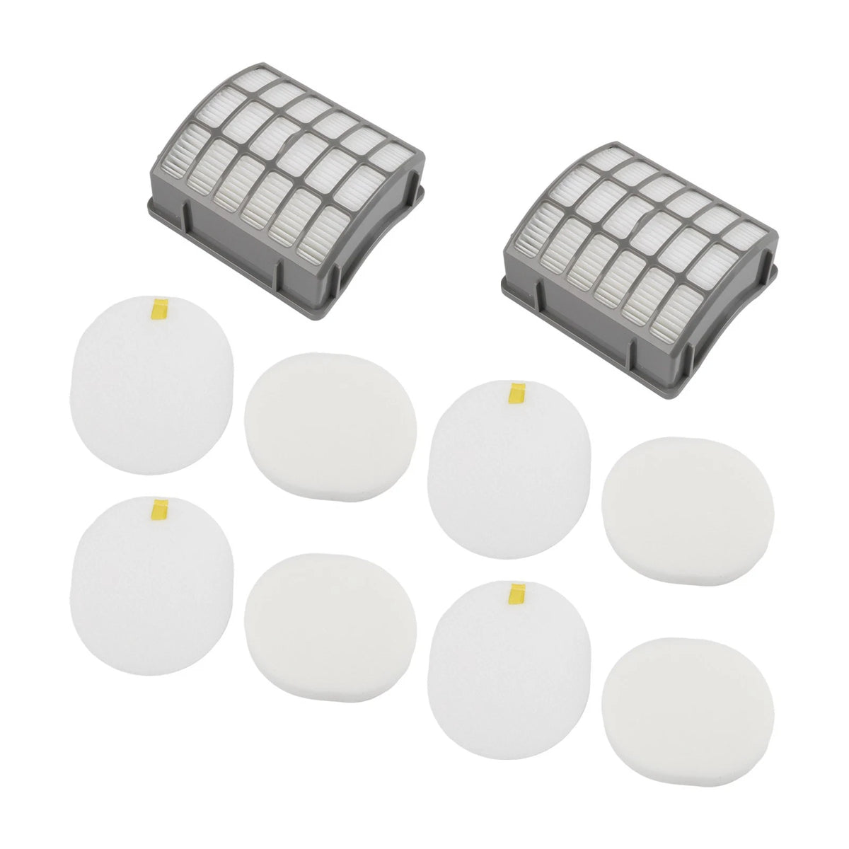 Enhanced Foam and Filter Set for Shark NV60 NV70 NV80 (Self Cleaning Brush)