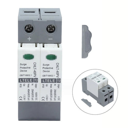 Surge Protector for 2 Pole Solar Power Systems 5001000V