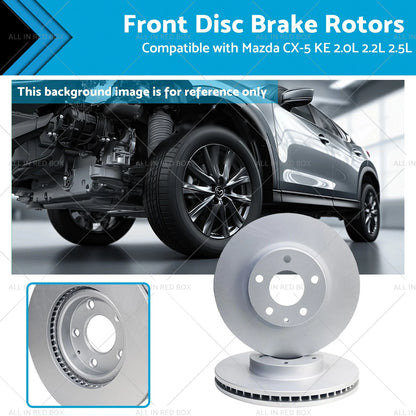 Front Brake Rotors for Mazda CX-5 KE (2012–2017) Vented Geomet Coated