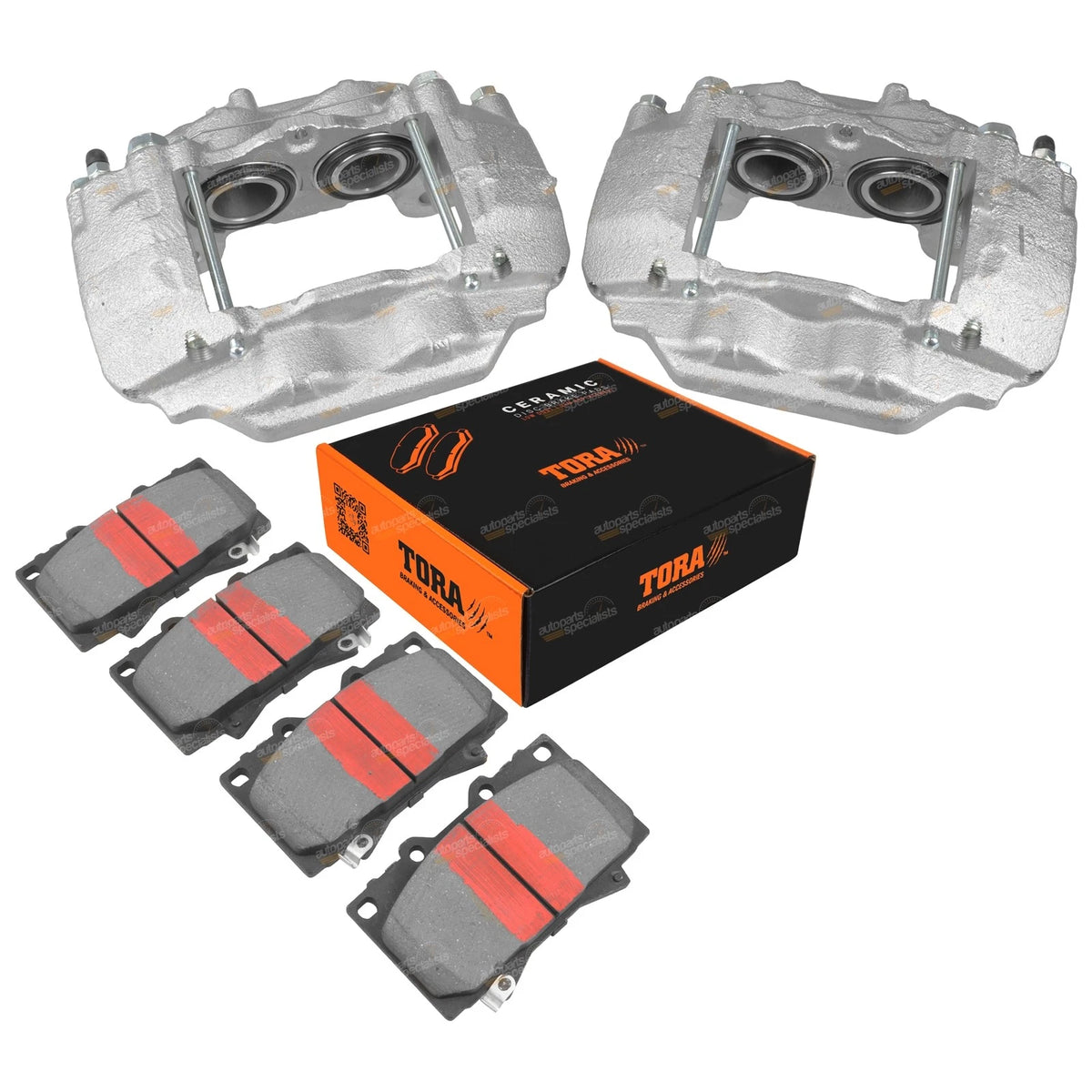 Front Brake Calipers + Pads for Landcruiser VDJ76 VDJ78 VDJ79 (2016–2022)