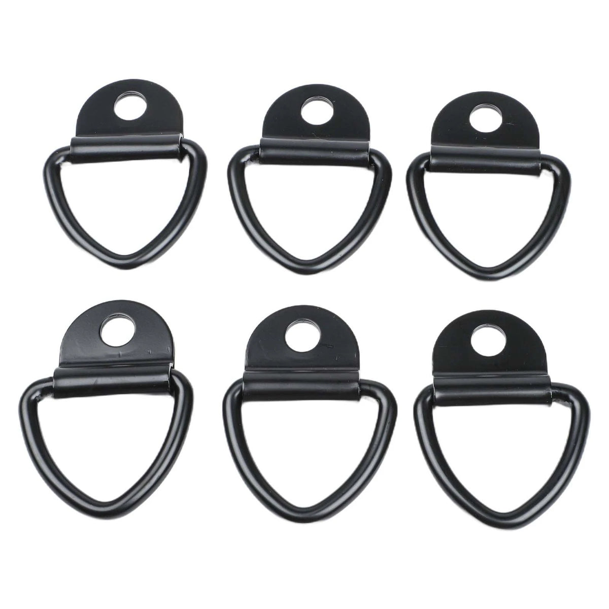 Set of 2 V Type Ring Trailer Pull Rings for Heavy Load Cargo Securing