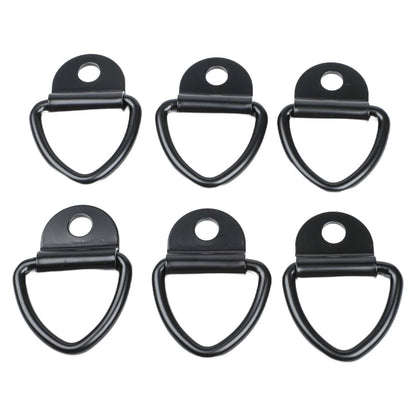 Set of 2 V Type Ring Trailer Pull Rings for Heavy Load Cargo Securing