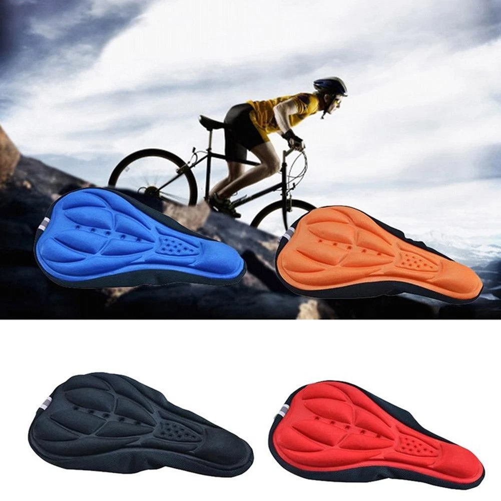 3D Silicone Sponge Bike Seat Cover Cushion