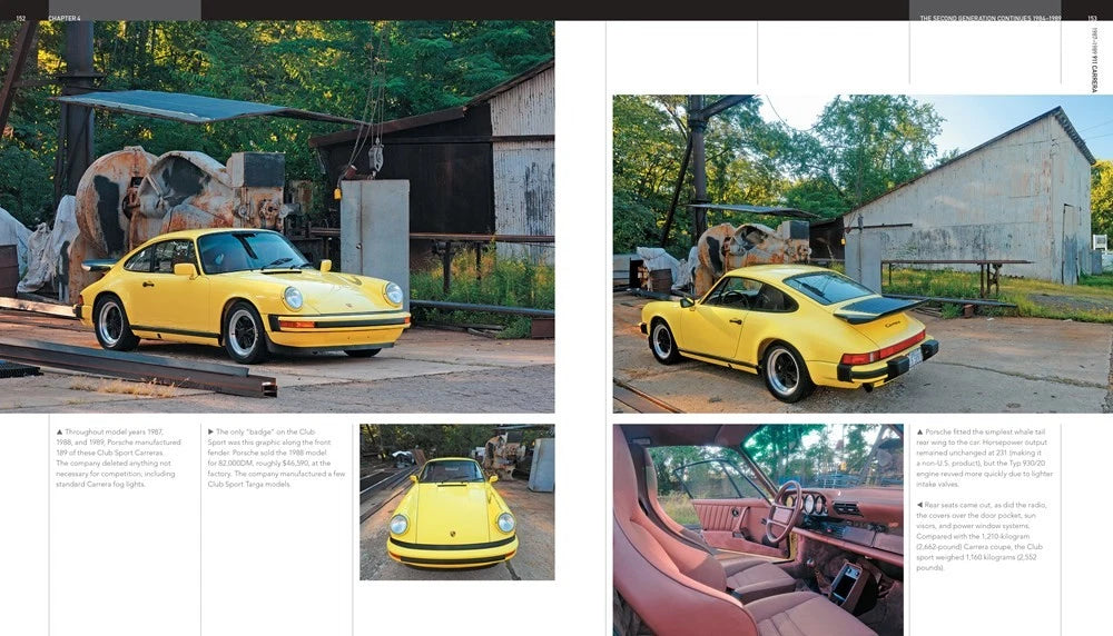 Porsche 911 Year-by-Year Evolution Book (All Years)